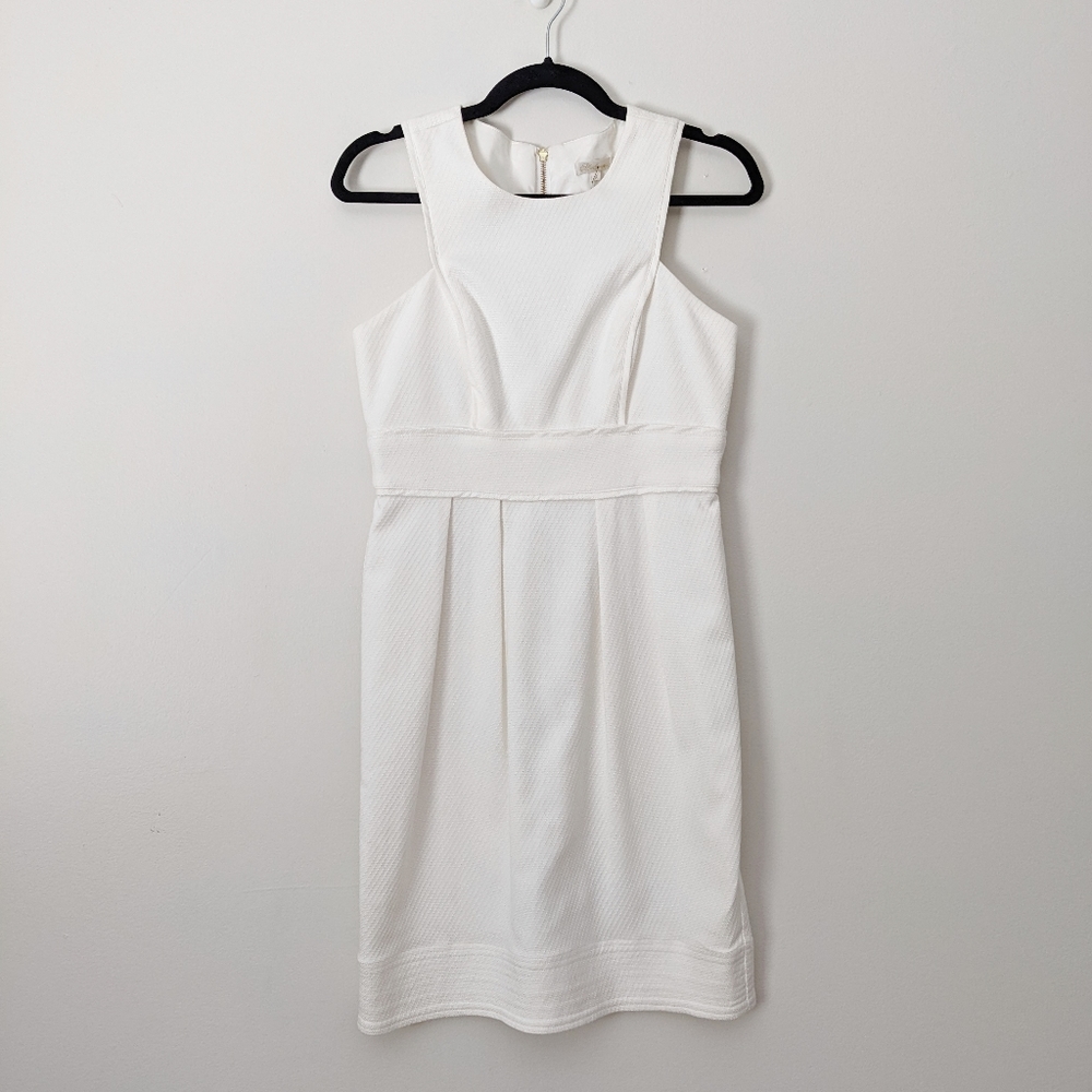Shoshanna Ivory Cutout Sleeveless Bridal Sheath Dress Womens Sz 6 NWOT